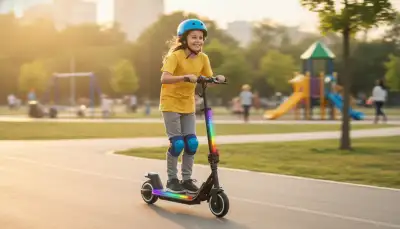E-Scooter Kinder: Fahrspaß mit Licht & Musik