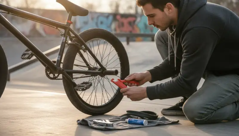 BMX Bremsbeläge wechseln: Maximale Bremskraft