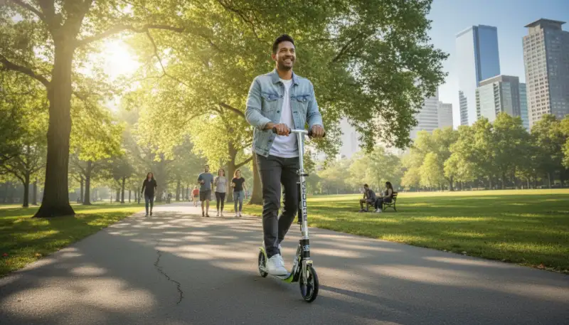 Cityroller für Erwachsene: Große Räder rocken