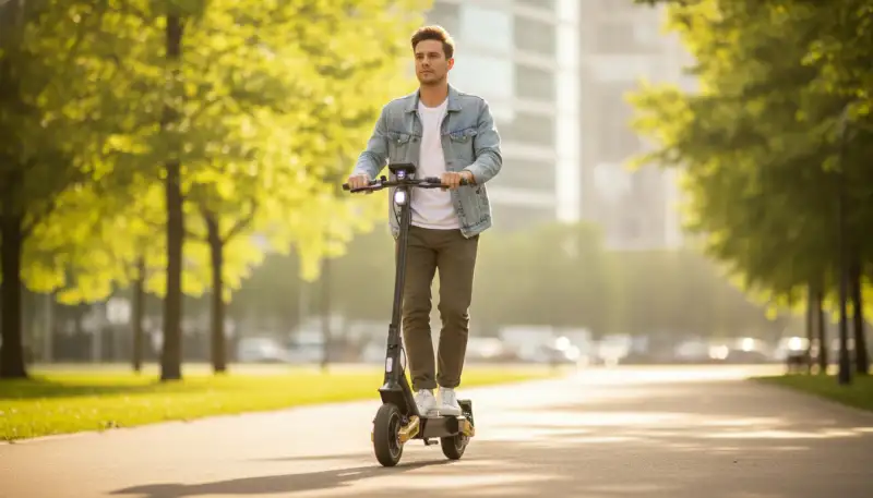 NAVEE ST5 Max: Dein Premium E-Scooter für maximale Reichweite und Fahrkomfort – mit Straßenzulassung!