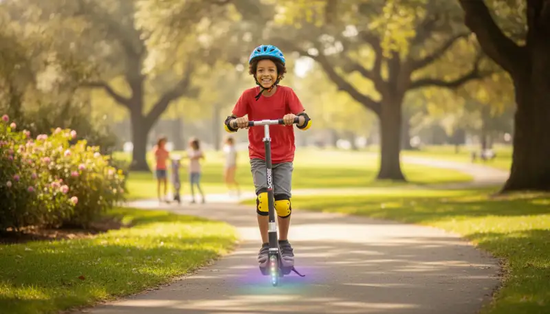 Robuste E-Scooter für aktive Jungen